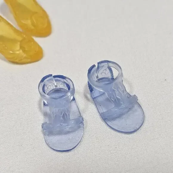 Hasbro Disney Princess Doll Belle And Elsa Heels And Sandals Shoe Accessory Lot - Picture 5 of 5